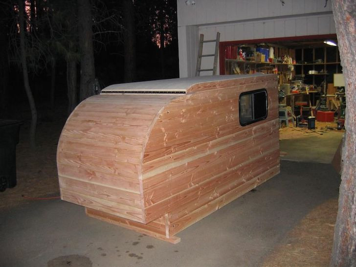 Best ideas about DIY Camper Shell Plans
. Save or Pin Here Is A Self Made Pop Up Camper Built From Douglas Fir Now.