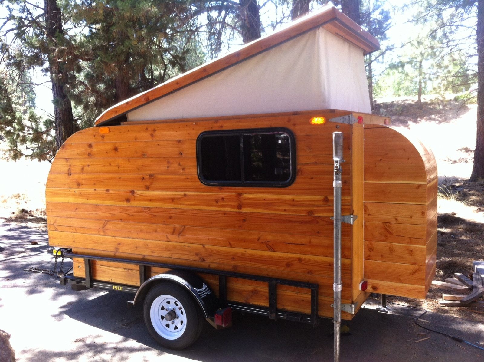 Best ideas about DIY Camping Trailer
. Save or Pin Self made Wooden Camper Kleine Cabine All Now.