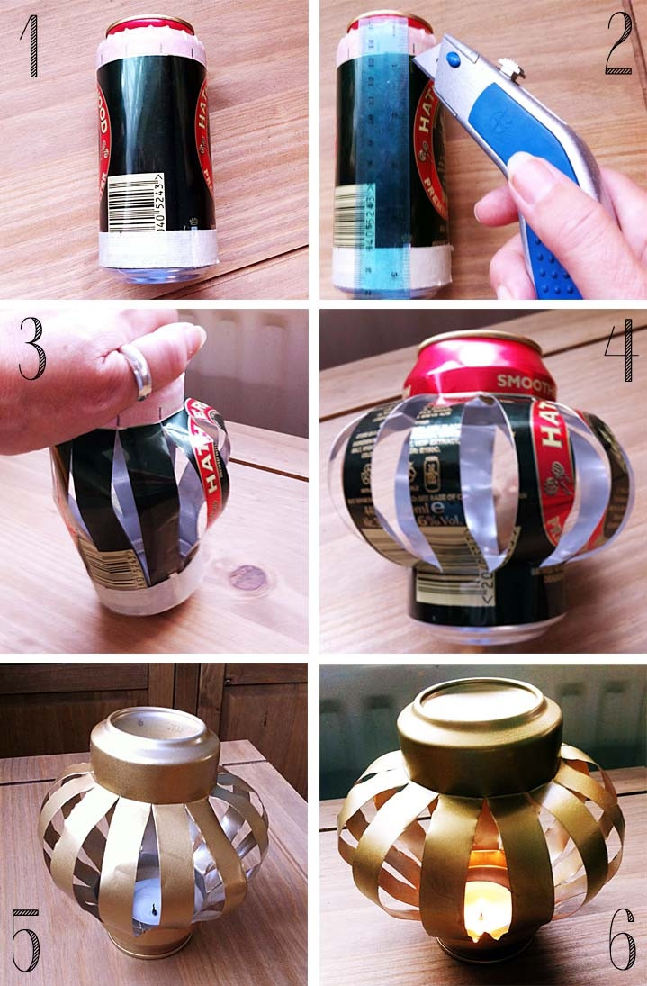 Best ideas about DIY Can Lights
. Save or Pin DIY Soda Can Tea Light Holder s and Now.