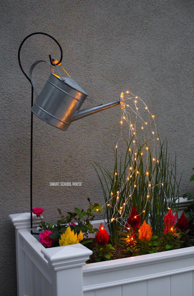 Best ideas about DIY Can Lights
. Save or Pin Glowing Watering Can with Fairy Lights Smart School House Now.