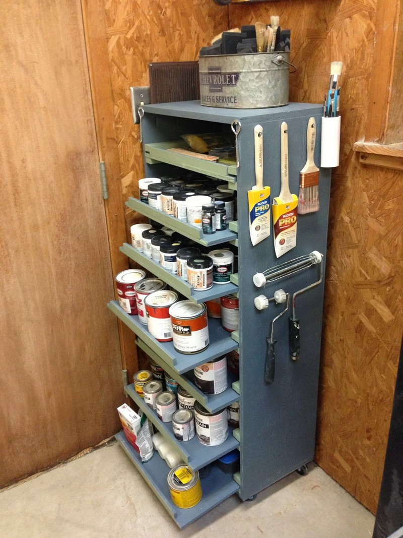 Best ideas about DIY Can Storage
. Save or Pin DIY Paint Storage Cabinet Now.