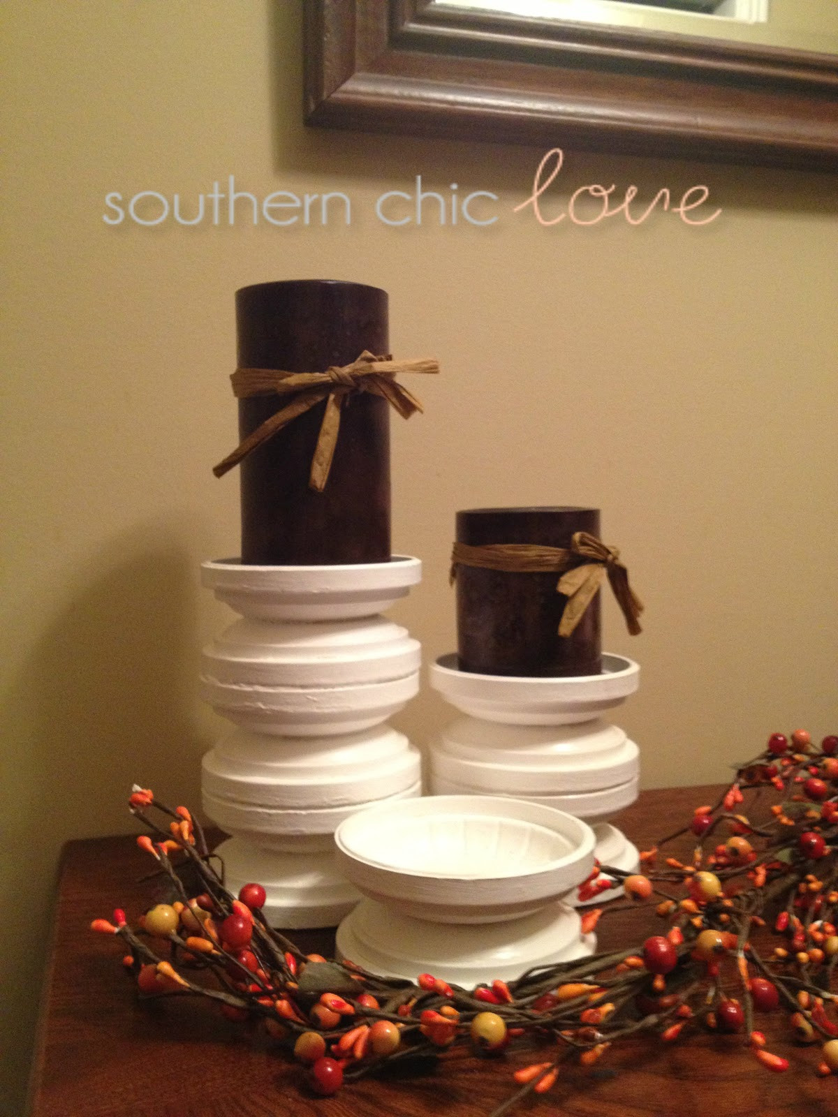 Best ideas about DIY Candle Holders
. Save or Pin Southern Chic Love diy candle holders Now.