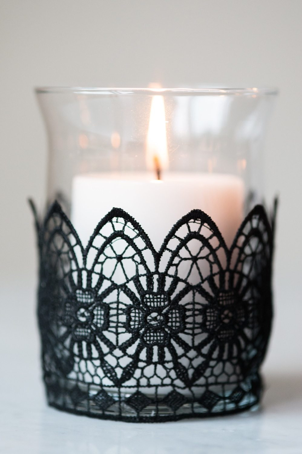 Best ideas about DIY Candle Holders
. Save or Pin DIY Black Lace Candle Holders The Sweetest Occasion Now.