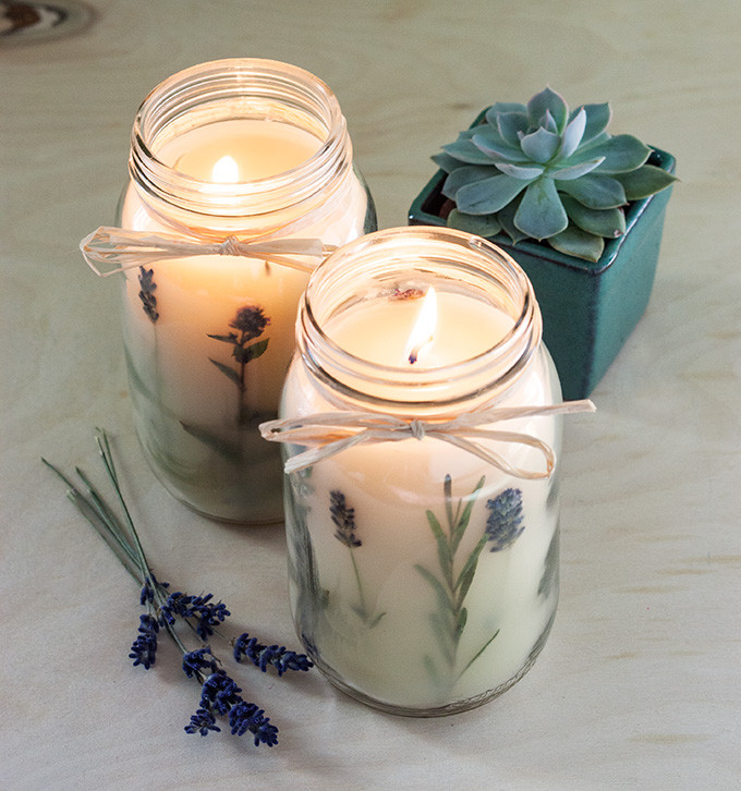 Best ideas about DIY Candle Making
. Save or Pin DIY Pressed Herb Candles Now.