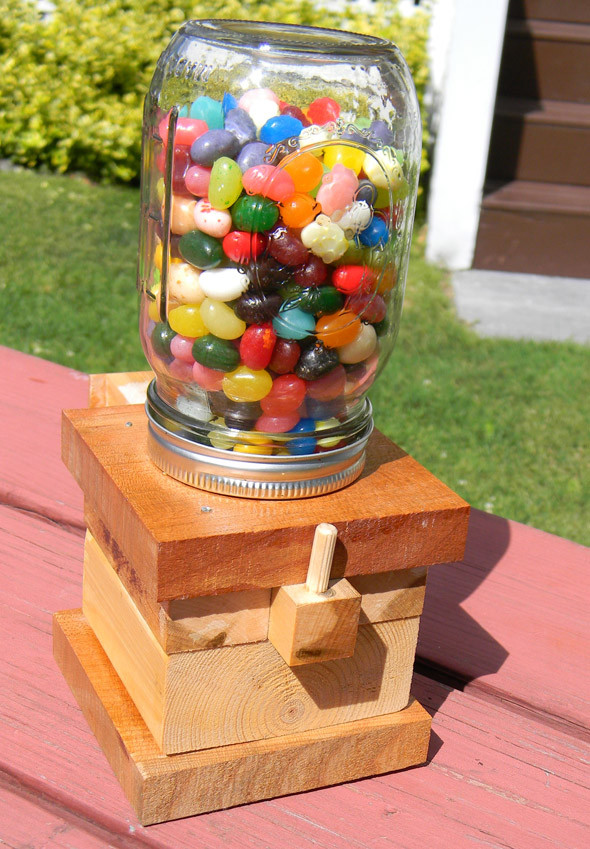 Best ideas about DIY Candy Dispenser
. Save or Pin How To Make Your Own Candy Dispenser with a Canning Jar Now.