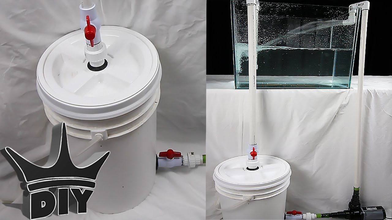 Best ideas about DIY Canister Filter
. Save or Pin HOW TO Build an XL aquarium canister filter with a 5 Now.