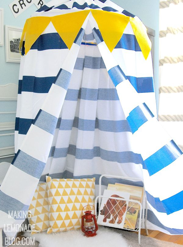 Best ideas about DIY Canopy Tent
. Save or Pin Make a DIY No Sew Kids’ Play Canopy Tent… in an hour Now.