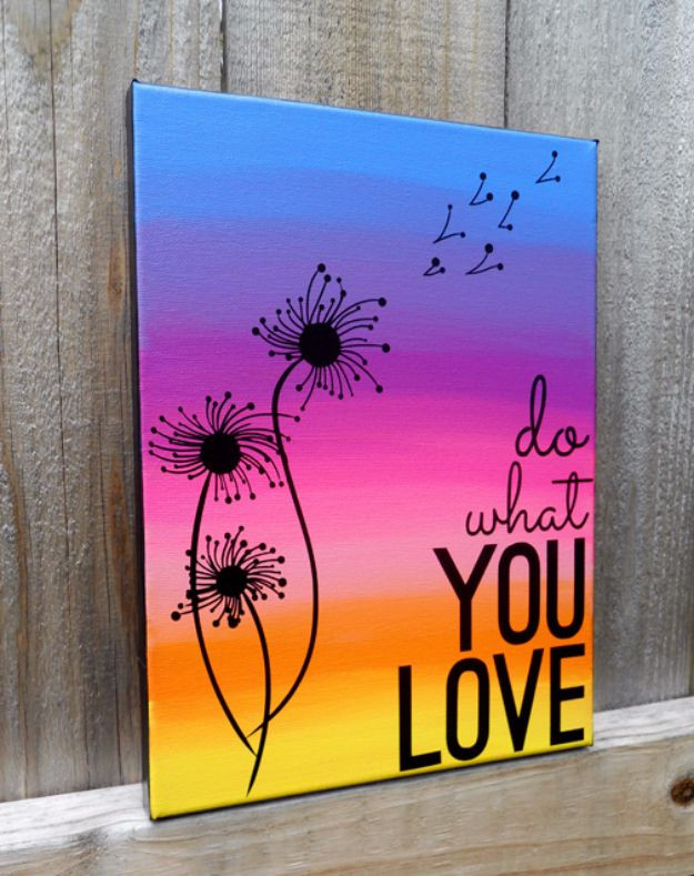 Best ideas about DIY Canvas Painting Ideas
. Save or Pin 15 Super Easy DIY Canvas Painting Ideas For Artistic Home Now.