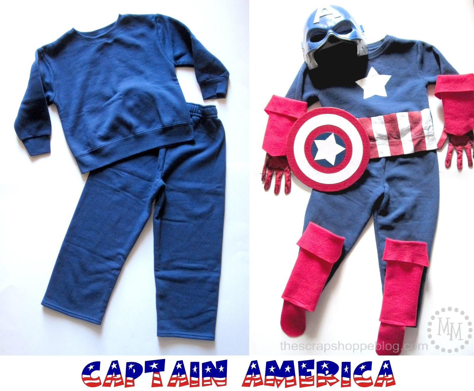 Best ideas about DIY Captain America Costume
. Save or Pin DIY Captain America & Thor Costumes The Scrap Shoppe Now.