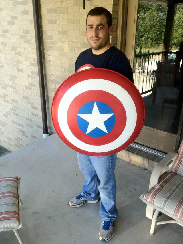 Best ideas about DIY Captain America Shield
. Save or Pin Making of the DIY Captain America s Shield 31 pics Now.
