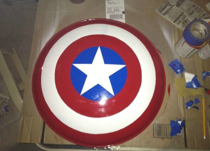 Best ideas about DIY Captain America Shield
. Save or Pin CHILL BOX OF PICS DIY Captain America s Shield Now.