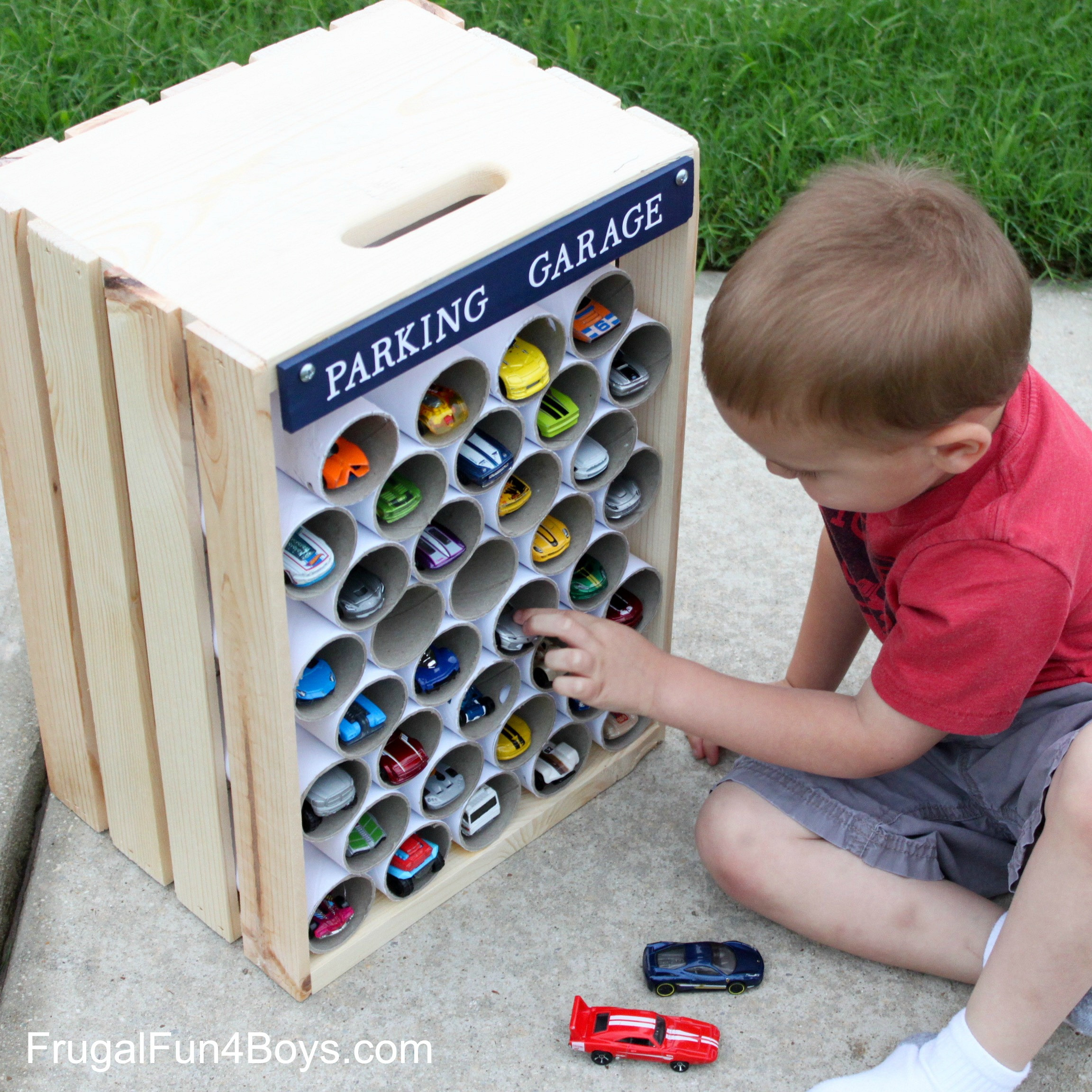 Best ideas about DIY Car Garages
. Save or Pin DIY Wooden Crate Storage and Display for Hot Wheels Cars Now.