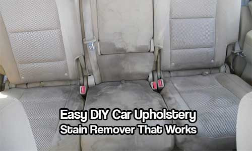 Best ideas about DIY Car Interior Cleaner
. Save or Pin Easy DIY Car Upholstery Stain Remover That Works Now.