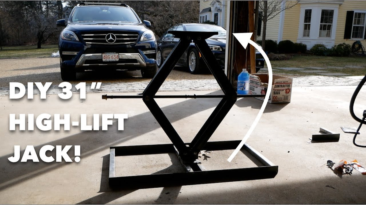Best ideas about DIY Car Lifts
. Save or Pin Custom 31" High Lift Jack EASY DIY Now.