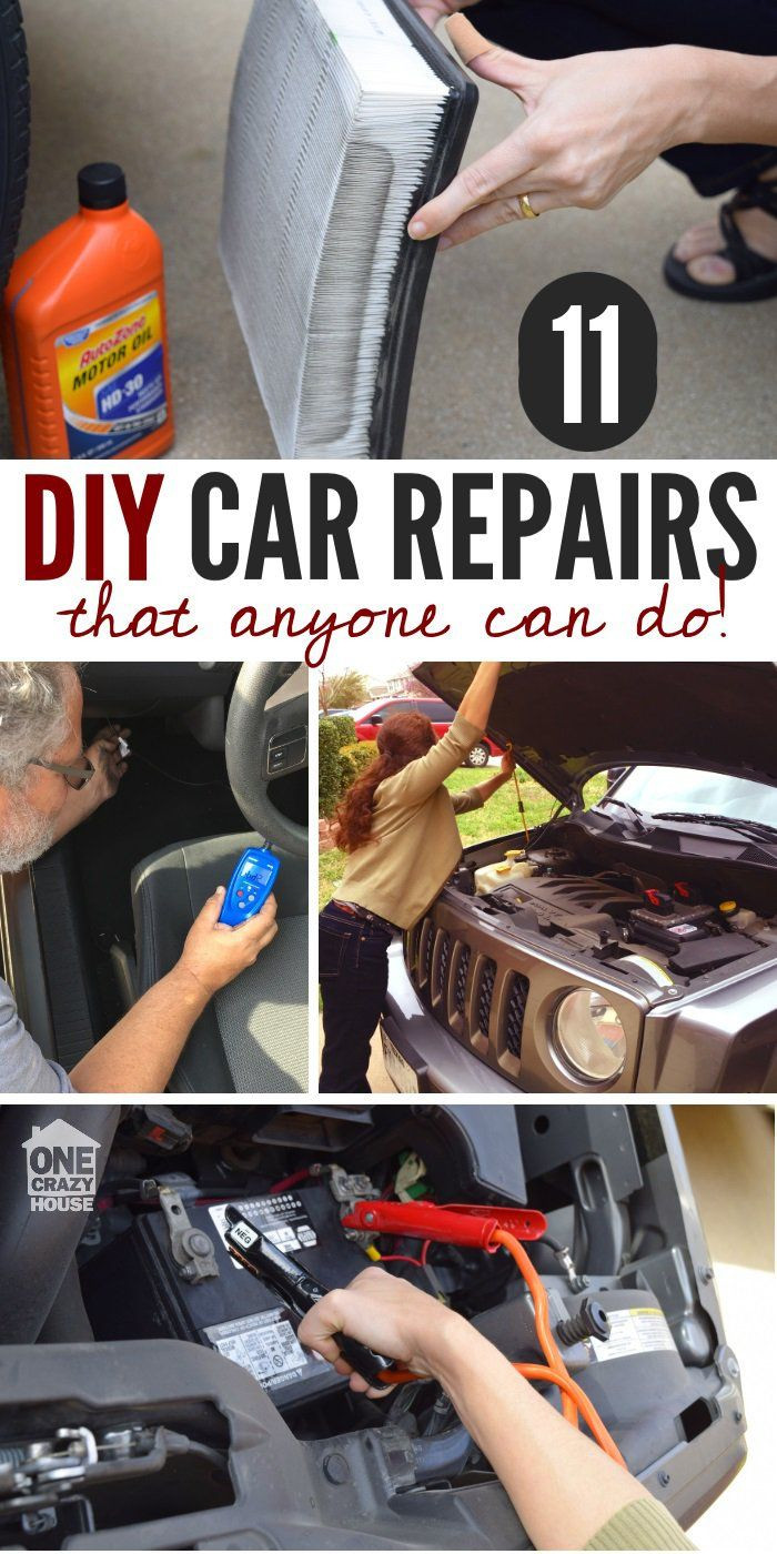 Best ideas about DIY Car Maintenance
. Save or Pin 11 EASY Car Repairs You Can Totally Do Yourself Now.