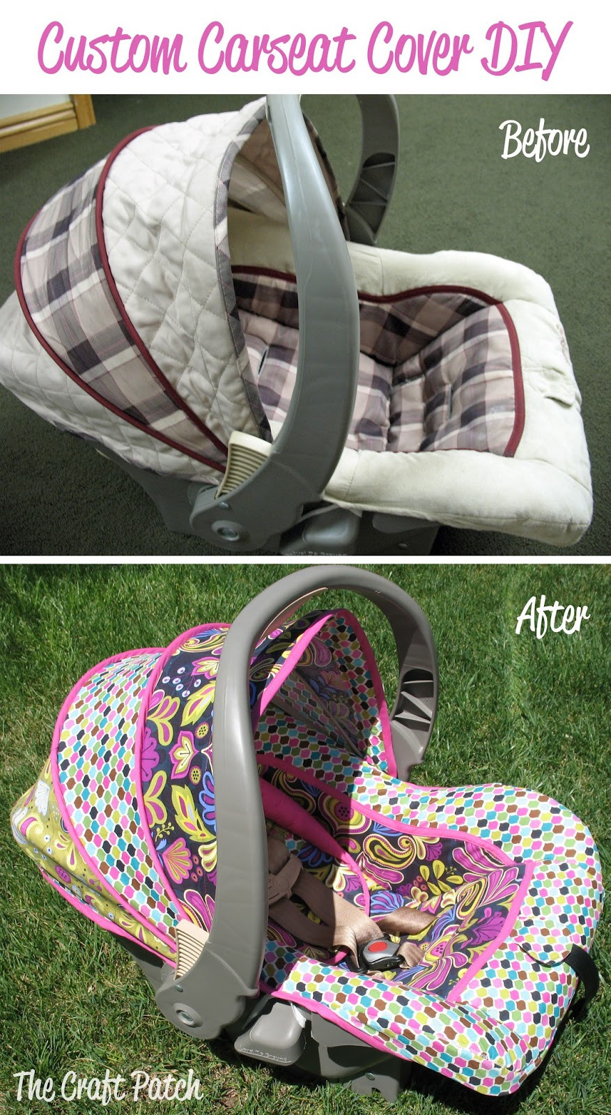 Best ideas about DIY Car Seat Cover
. Save or Pin The Craft Patch Custom Car Seat Cover DIY Now.