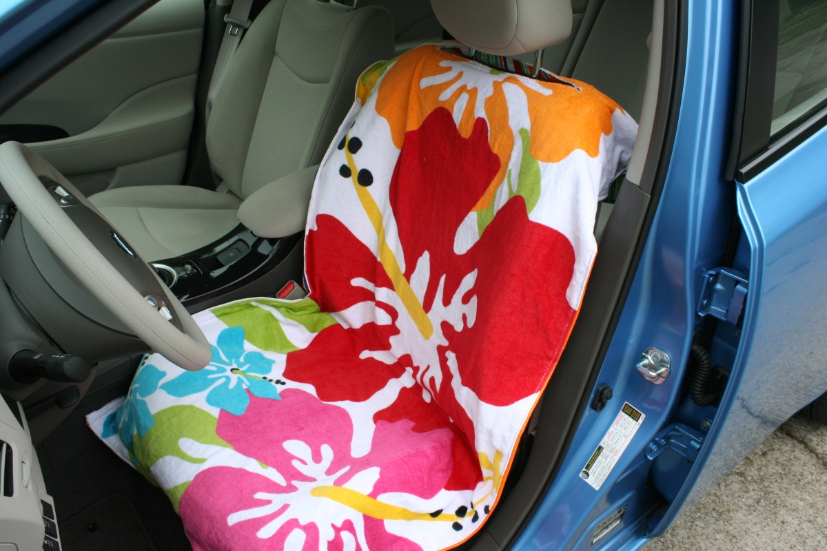 Best ideas about DIY Car Seat Cover
. Save or Pin Grosgrain Summertime Waterproof Towel Car Seat Cover DIY Now.