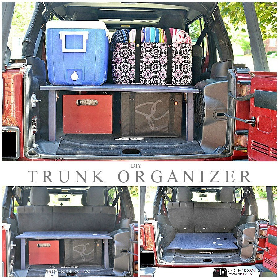 Best ideas about DIY Car Trunk Organizer
. Save or Pin Trunk Organizer Double your storage space Now.