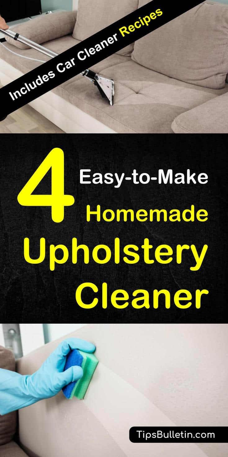 Best ideas about DIY Car Upholstery Cleaner
. Save or Pin 4 Homemade Upholstery Cleaner How to Clean Upholstery Now.