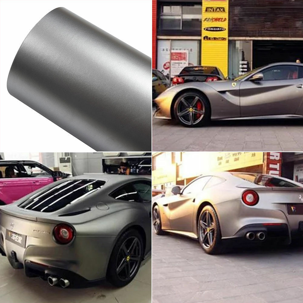 Best ideas about DIY Car Wrap
. Save or Pin Ice Silver DIY Decal Vinyl Wrap Body Roll Adhesive Now.