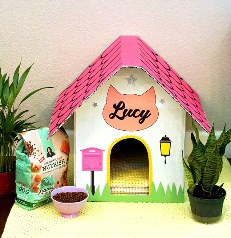 Best ideas about DIY Cardboard Cat House
. Save or Pin DIY Cardboard Cat House Happiness is Homemade Now.