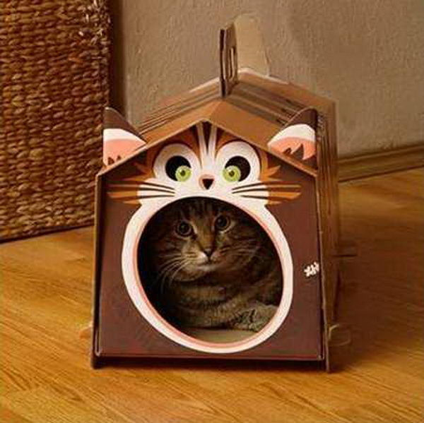 Best ideas about DIY Cardboard Cat House
. Save or Pin 70 Cool Homemade Cardboard Craft Ideas Hative Now.