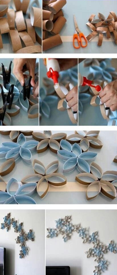 Best ideas about DIY Cardboard Wall Art
. Save or Pin DIY Toilet Paper Rolls Wall Decor s and Now.