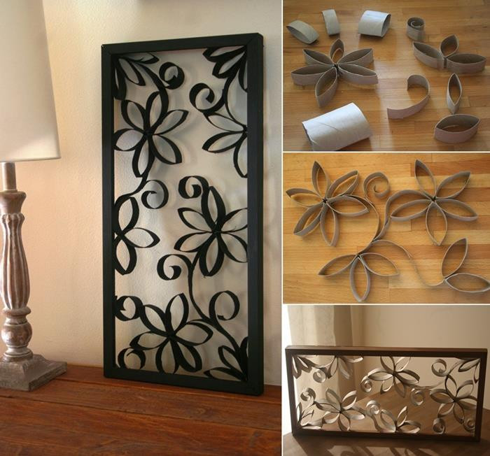 Best ideas about DIY Cardboard Wall Art
. Save or Pin DIY Project Toilet Paper Roll Wall Art Now.