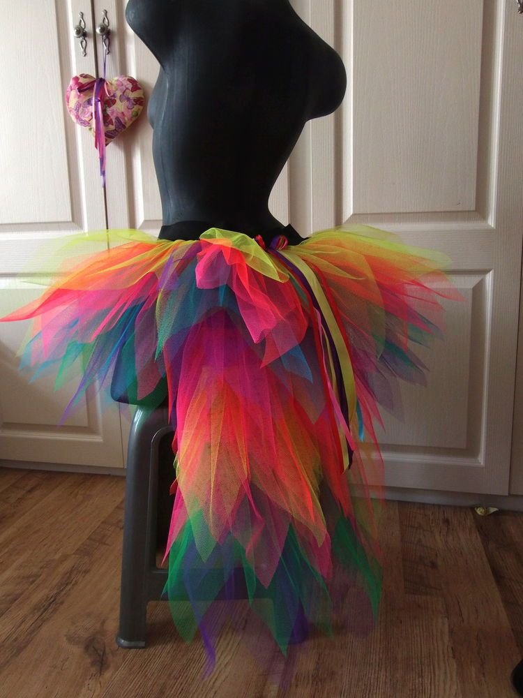 Best ideas about DIY Carnival Costumes
. Save or Pin La s bustle TUTU Carnival 8 14 NEON MULTi festival SKIRT Now.