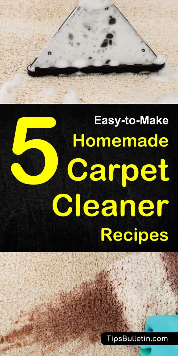 Best ideas about DIY Carpet Cleaning
. Save or Pin 5 Easy to Make Homemade Carpet Cleaner Now.