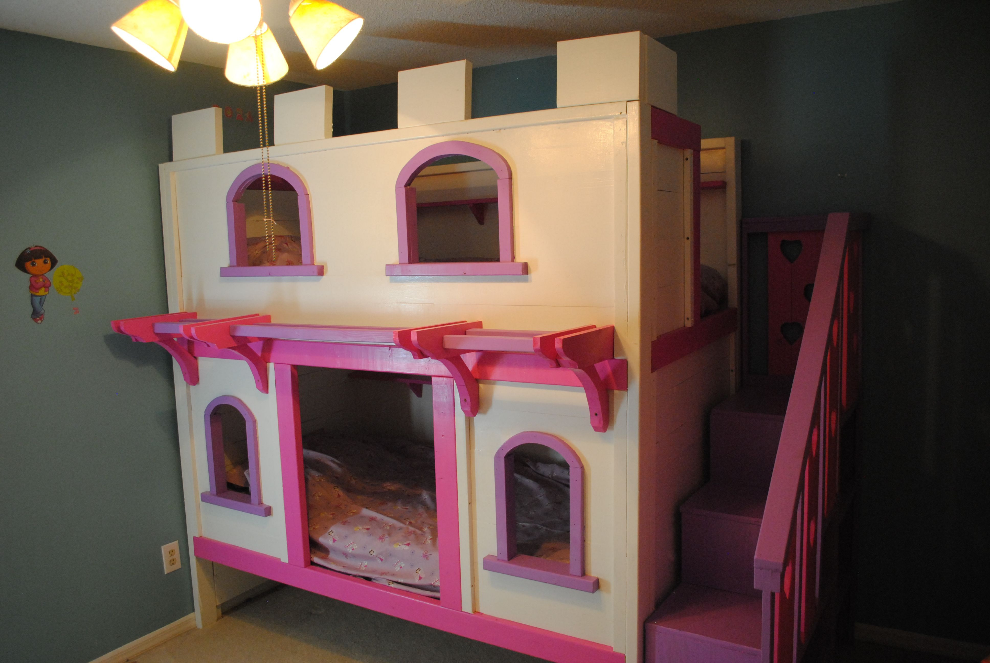 Best ideas about DIY Castle Bed
. Save or Pin Girls Princess Castle Bunk Beds Now.