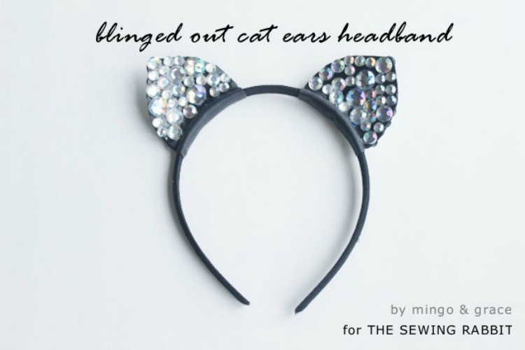 Best ideas about DIY Cat Ear Headbands
. Save or Pin Blinged Out Cat Ears Headband DIY The Sewing Rabbit Now.