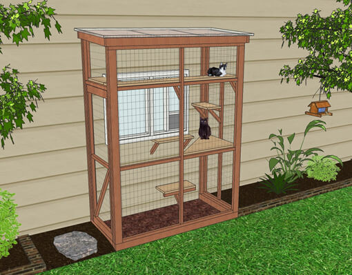 Best ideas about DIY Cat Enclosure
. Save or Pin DIY Catio Plan The HAVEN™ Catio Plans with 3x6 and 4x8 Now.