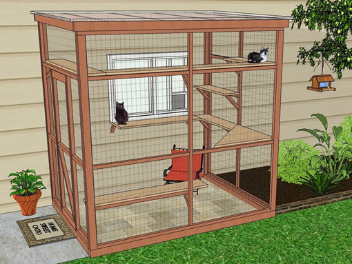 Best ideas about DIY Cat Enclosure Plans
. Save or Pin DIY Catio Plan The Sanctuary™ Catio Plans with 6x8 and Now.