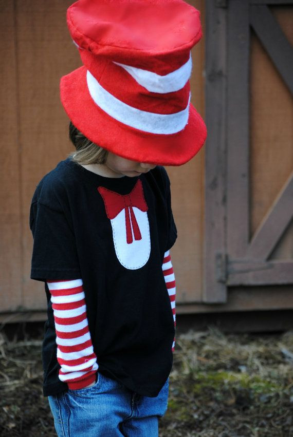 Best ideas about DIY Cat In The Hat Hat
. Save or Pin Cat in the hat tshirt Mini me Now.