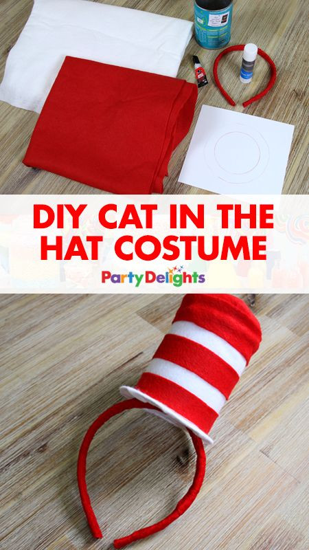 Best ideas about DIY Cat In The Hat Hat
. Save or Pin 50 Last Minute Costumes for Halloween Now.