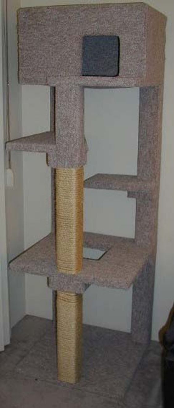 Best ideas about DIY Cat Scratching Post Plans
. Save or Pin Free DIY Woodworking Plans to Build a Cat Tree Now.