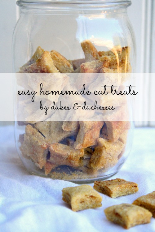 Best ideas about DIY Cat Treats
. Save or Pin Easy Homemade Cat Treats Dukes and Duchesses Now.