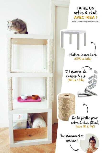 Best ideas about DIY Cat Tree Ikea
. Save or Pin 15 IKEA DIY Your Cat Will Appreciate Meow Cat Now.