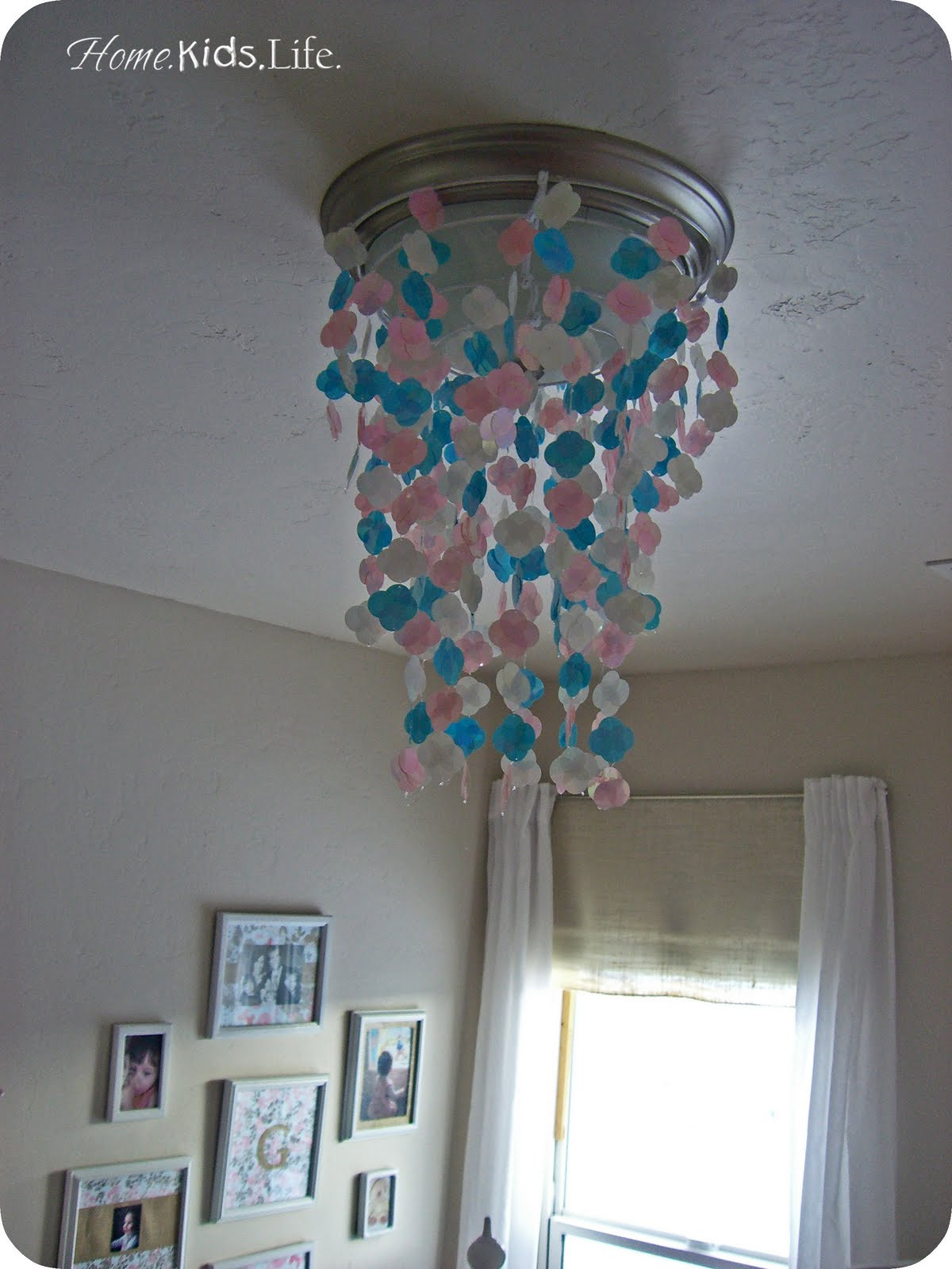 Best ideas about DIY Ceiling Light Covers
. Save or Pin Home Kids Life DIY Faux Capiz Light Cover Now.