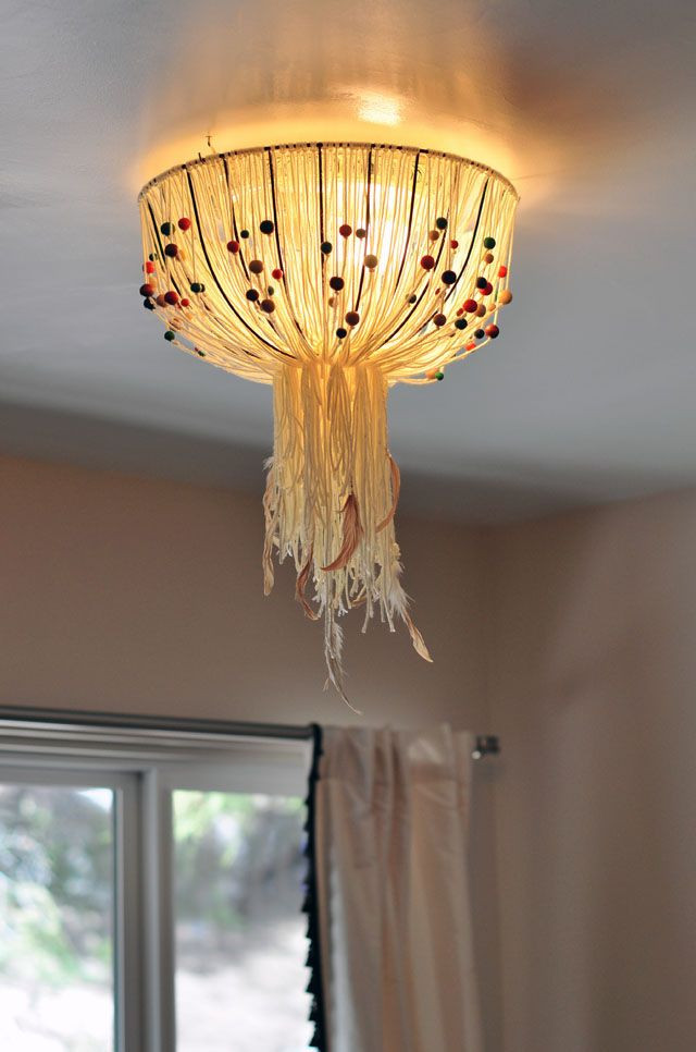Best ideas about DIY Ceiling Light Covers
. Save or Pin 71 best images about Hippie Bohemian Lighting on Pinterest Now.