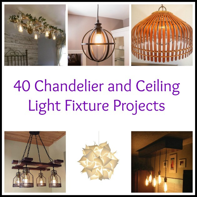 Best ideas about DIY Ceiling Light Fixture
. Save or Pin 40 DIY Chandelier and Ceiling Light Fixture Ideas Now.