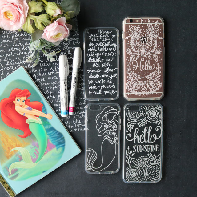 Best ideas about DIY Cell Phone Case
. Save or Pin DIY hand lettering on cell phone case – Makeful Now.