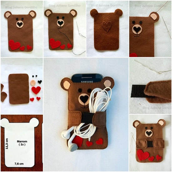 Best ideas about DIY Cell Phone Case
. Save or Pin Wonderful DIY Sewing Ipad phone Case Stand Now.