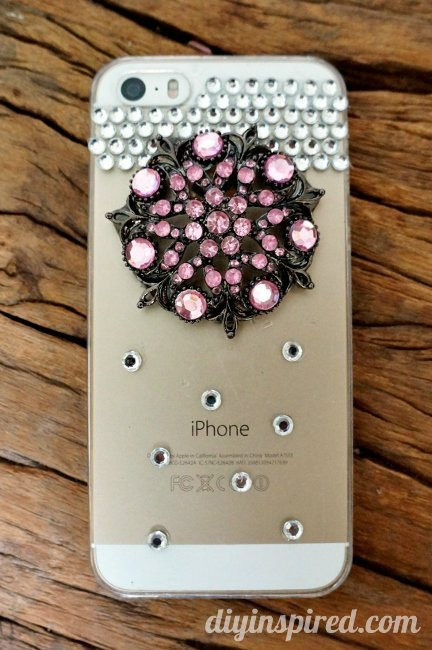 Best ideas about DIY Cell Phone Case
. Save or Pin Repurposed Brooch DIY Cell Phone Case DIY Inspired Now.