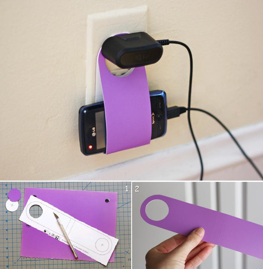 Best ideas about DIY Cell Phone Holder
. Save or Pin DIY Cardboard Cellphone Charging Holder DIY Projects Now.
