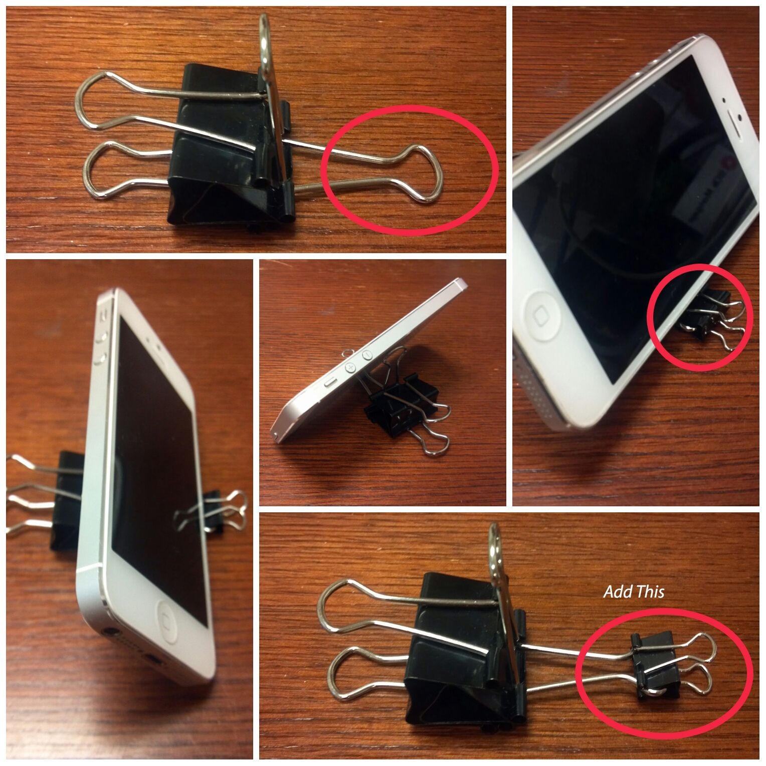 Best ideas about DIY Cellphone Stand
. Save or Pin How to make a phone stand with binder clips Now.