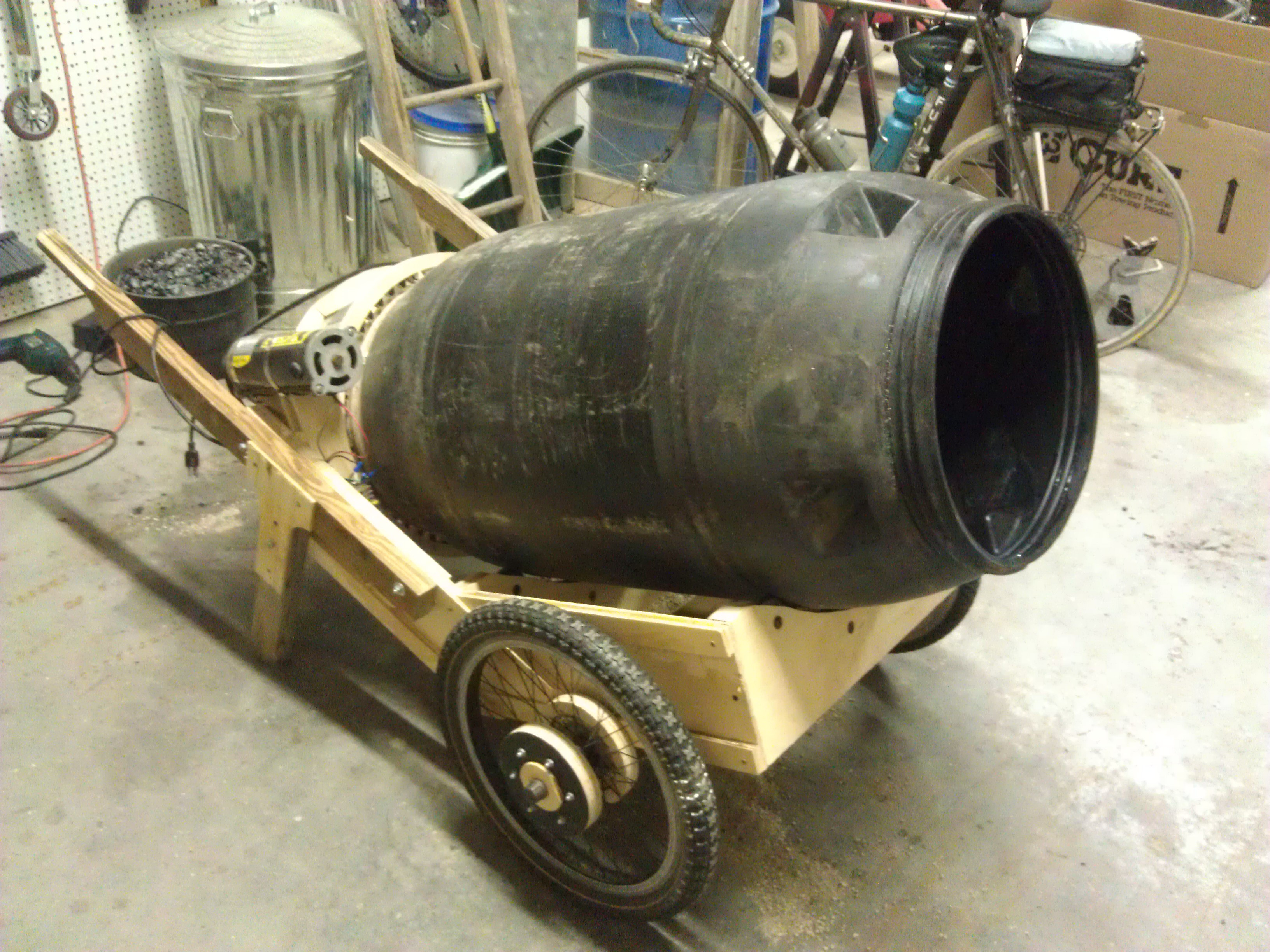 Best ideas about DIY Cement Mixer
. Save or Pin Make a Mobile Cement Mixer from a Pickle Barrel Now.