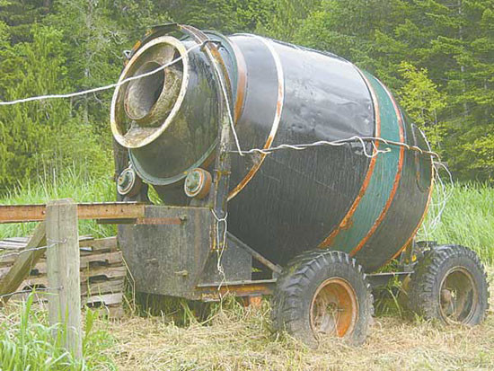 Best ideas about DIY Cement Mixer
. Save or Pin Homemade post Tumbler Out of Cement Mixer Farm and Now.