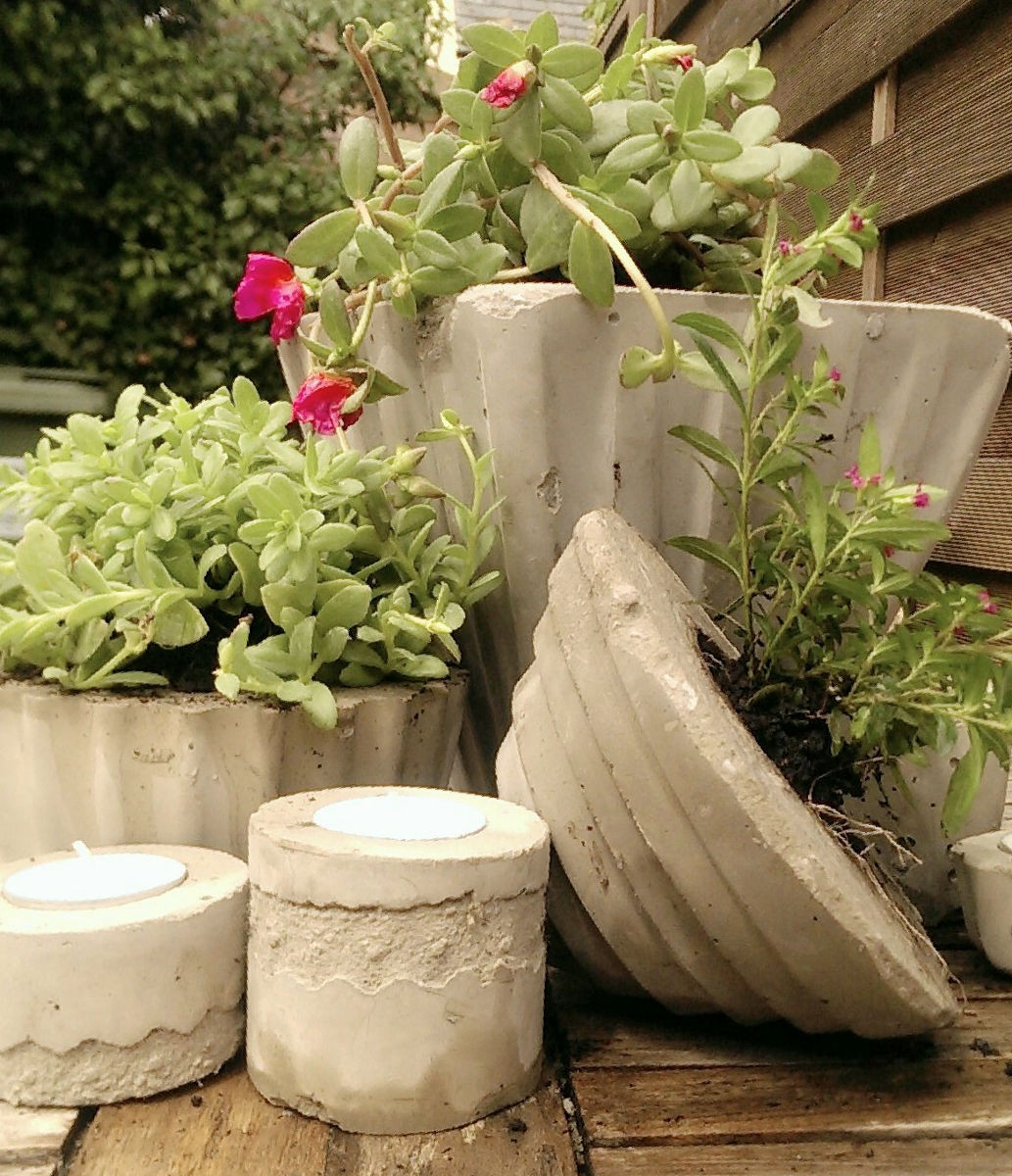 Best ideas about DIY Cement Planters
. Save or Pin DIY Concrete and Cement Planters and Candle Holders Now.